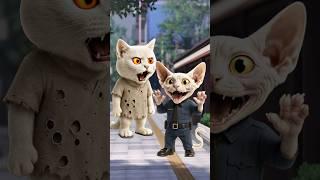 my cat brother also wants to be a policeman!! #cat #catvideos #catlovers #trendingshorts