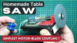 How to Make a Mini Table Saw with a DC Motor and Circular Saw Blade. Diy Table Saw