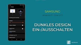 Dark Mode ein-/ausschalten - Samsung [Android 11 - One UI 3]