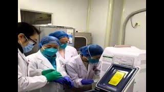 Movable lab used to test virus