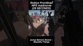 Roblox Frontlines MP5 Real MADMOVIE ! #shorts #frontlines