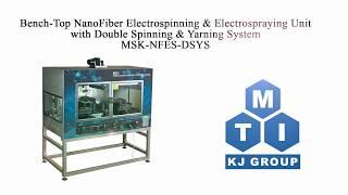 NanoFiber Electrospinning Unit with Double Spinning & Yarning System - MSK-NFES-DSYS