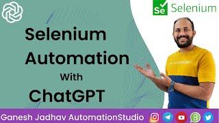 How to automated selenium script with chatGPT || Ganesh Jadhav