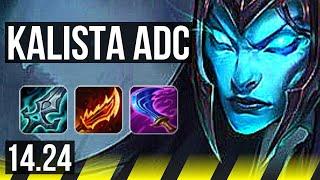 KALISTA & Hwei vs CORKI & Poppy (ADC) | KR Challenger | 14.24