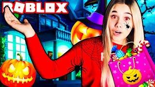 Провалилась В ГРОБ НА ХЭЛЛОУИН В ОББИ КАРТЕ РОБЛОКС! СТРАШНАЯ OBBY на Halloween в ROBLOX!