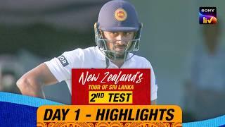 2nd Test Day 1 | Highlights | New Zealand Tour Of Sri Lanka | 26th September 2024