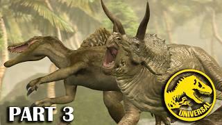 Spinosaurus vs Triceratops (Jurassic World Rebirth Animation)