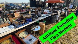 ANTIQUING AT THE FLEA MARKET / TRACTOR SHOW / SHOP WITH ME FOR  ANTIQUES AND COLLECTIBLES VLOG VIDEO