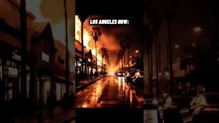 Los Angeles then vs now #shorts #edit #respect