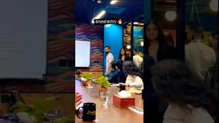 Virat Kohli Anushka Sharma Grand entry in Puma office  #viratkohli