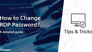 HOW TO CHANGE RDP LOGIN PASSWORD 2023