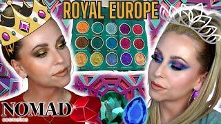 ROYAL EUROPE PALETTE | NOMAD COSMETICS | 3 Looks & Swatches