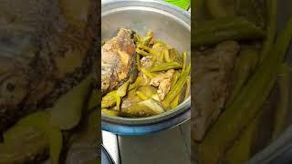Pinakbet with pritong tilapia #viralvideo #shortvideo #pinakbet #tilapia #sarapkumain