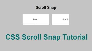 CSS Scroll Snap Tutorial | Pure CSS Scroll Snapping Carousel Tutorial | Easy Webcode