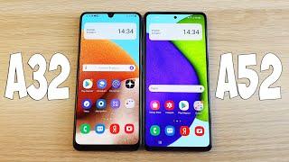 SAMSUNG GALAXY A32 VS GALAXY A52 - ЧТО ВЫБРАТЬ? ПОЛНОЕ СРАВНЕНИЕ!