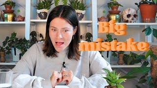 My plant keeping regrets - Plant keeping mistakes I made as a beginner