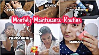 My Monthly Maintenance Rountine In Tamil||Selfcare Day @KarunyaKingdom