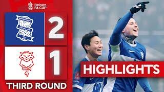 Dykes Scores Goal Of The Round Contender! | Birmingham City 2-1 Lincoln City | Emirates FA Cup 24-25