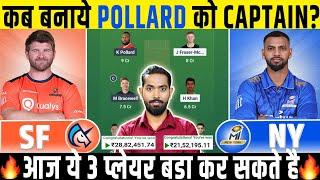 SF vs NY Dream11, SF vs NY Dream11 Prediction, San Francisco Unicorns vs MI New York Dream11 Team