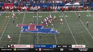 Jacksonville State vs Louisiana Tech WILD Ending | 2024 College Football