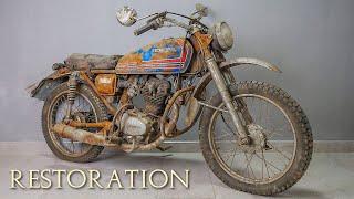 Restoration Abandoned Honda Motorcycle - Full Video