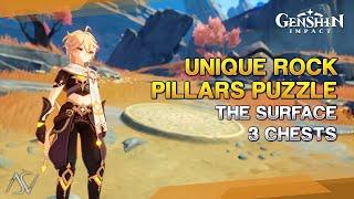 Unique Rock Pillars Puzzle & Pressure Plate The Surface (3 Chests) - The Chasm!