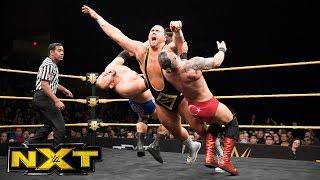 Heavy Machinery vs. vs. Jonathan Ortagun & Mike Marshall: WWE NXT, March 29, 2017