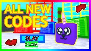 *MAY 2020* ALL *NEW* WORKING CODES FOR SLAYING SIMULATOR *OP*! ROBLOX