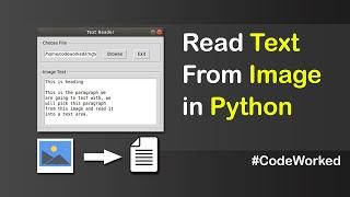 Read Text From Image in Python #ocr #tutorial