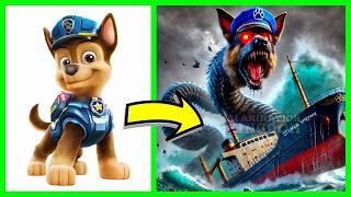 Paw Patrol's Zombie Sea Monsters Attack | Ai Animation Kingdom 2