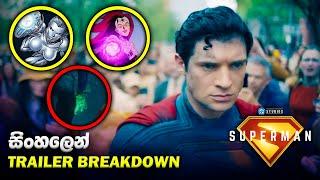 Superman Trailer Breakdown Easter eggs, Hidden Details, Theories Sinhala Review