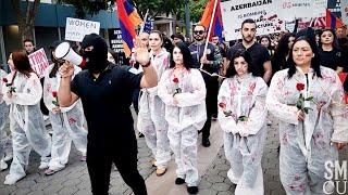 Armenians Americans Protest Azerbaijani Aggression