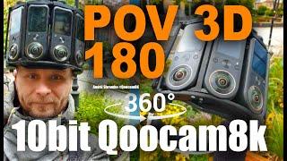 POV #Shramko helm  10bit 3D 180 (360)  with four #Kandao #Qoocam8K cameras. Stitched with #MistikaVR