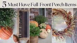 Fall Front Porch Decor Must Haves