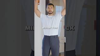 Jose Zuniga on T-Shirt Military Tuck In Hack