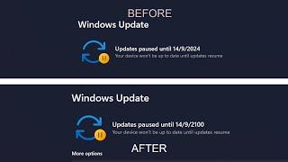 How to stop Windows Update Forever I No software required