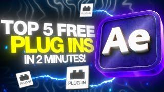 TOP 5 Free Plug-ins you need in 2025 (After Effects)