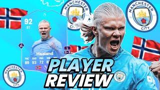 92 PREMIER LEAGUE POTM HAALAND SBC PLAYER REVIEW | FC 25 ULTIMATE TEAM