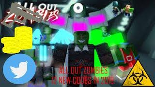 ALL OUT ZOMBIES 12 NEW CODES IN SEPTEMBER 2019! (70 SUBS SPECIAL)