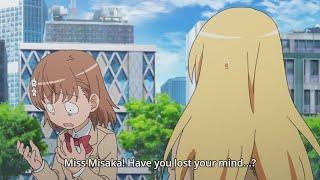 Oppai "Contest" - Shokuhou Misaki shattered Misaka's World | A Certain Scientific Railgun T