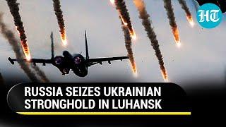 Russia's Roaring Jets, Tanks Capture Ukrainian Stronghold In Krasny Liman | Watch