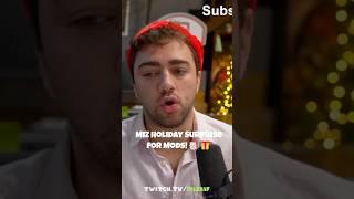 Mizkif’s Christmas Gift to Employees!  #shorts