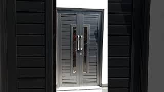 Pintu aluminium model minimalis