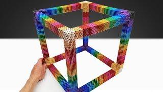 DIY ⭐ How To Make Monster Rainbow Cube with 25 000 Magnetic Balls ⭐ ASMR Satisfying