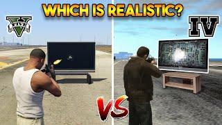 GTA 5 VS GTA 4 (WHICH IS MORE REALISTIC?)