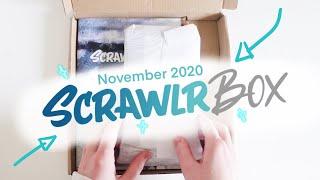 Scrawlr Box UNBOXING!! // November 2020 // EmilyArts