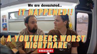 EP53 - YOUTUBERS WORST NIGHTMARE/ It happened to us.. #travelcouple #caravanningaustralia