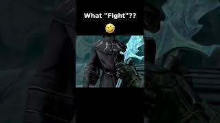 What "Fight"??  #skyrim #skyrimanniversary #elderscrolls #shorts