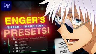 Enger's Shake & Transition PRESET PACK! - Premiere Pro (for edits/AMVs)