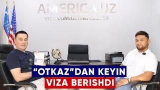 7 YIL DEGANDA GREEN CARD YUTDIM! AQSHGA VIZA OLGAN MIJOZIMIZ BILAN SUHBAT.